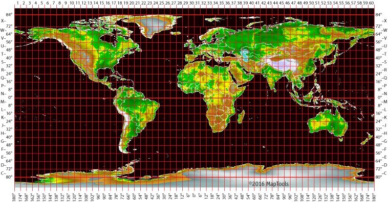 Band distribution map — source visual 43